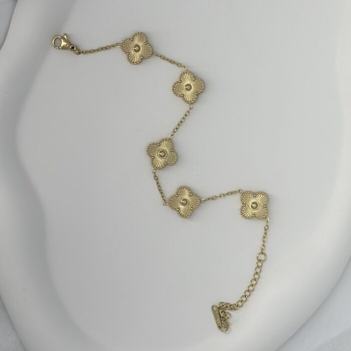 Golden Clover Bracelet - Image 1