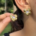 Blossom Heart Studs