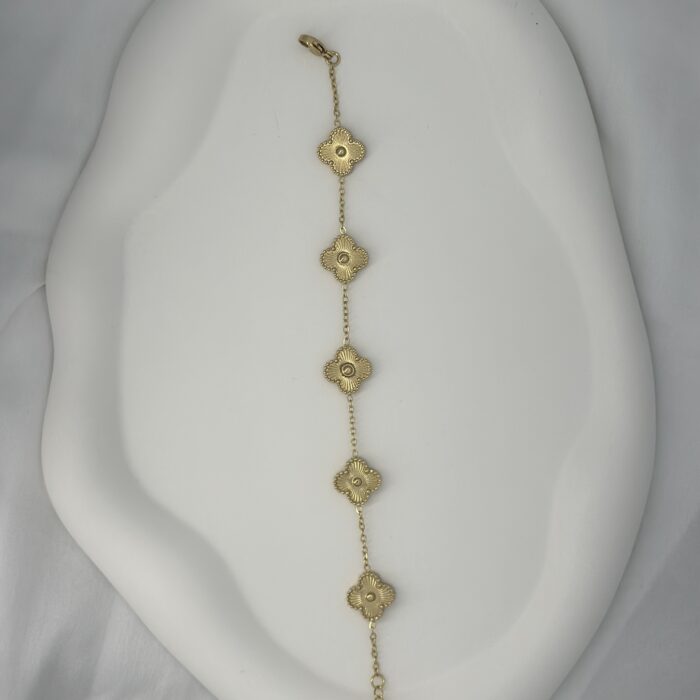 Golden Clover Bracelet - Image 5