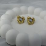 Blossom Heart Studs - Image 2