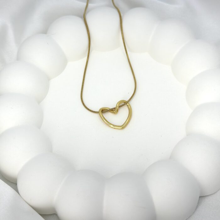Tied Heart Necklace - Image 1