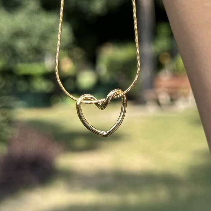 Tied Heart Necklace - Image 4