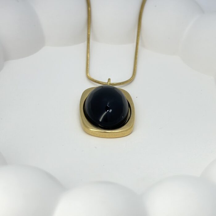 Shadow Oval Necklace - Image 3