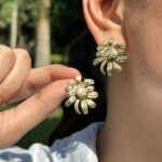 Sunlit Daisy Studs
