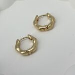 Nugget Hoop Earrings - Image 2
