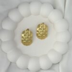 Braided Panel Earrings - Image 3