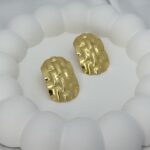 Braided Panel Earrings - Image 2