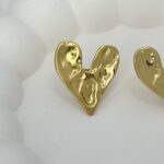 Molten Heart Earrings - Image 4