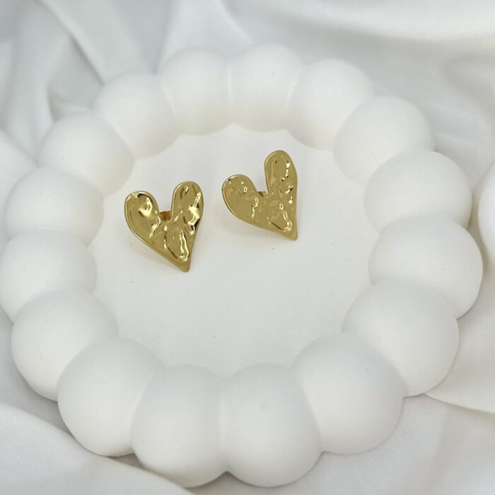 Molten Heart Earrings - Image 2