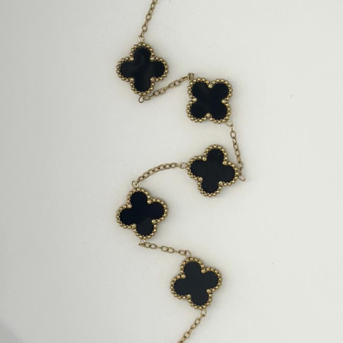 Clover Black Bracelet - Image 3