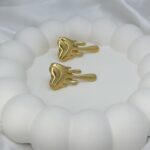 Melted Heart Earrings - Image 4