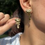 Melted Heart Earrings