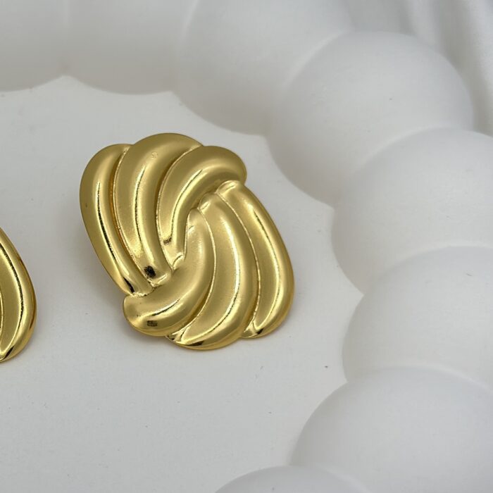 Ribbon Swirl Earrings - Image 6