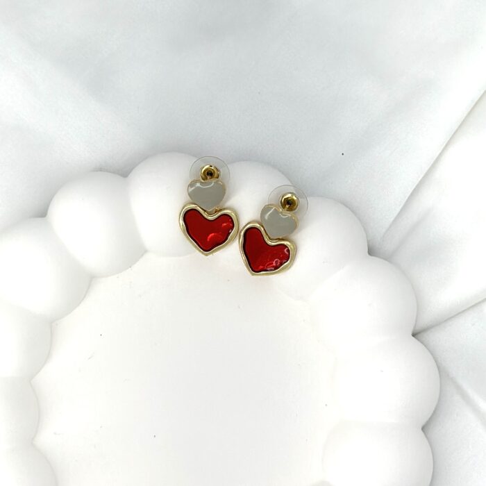 Sweetheart Drop Earrings - Image 3