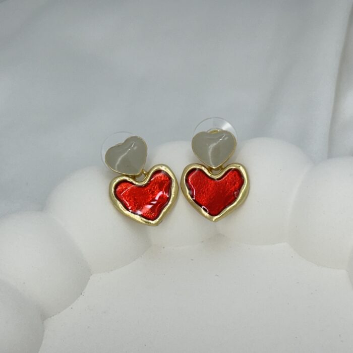 Sweetheart Drop Earrings - Image 4