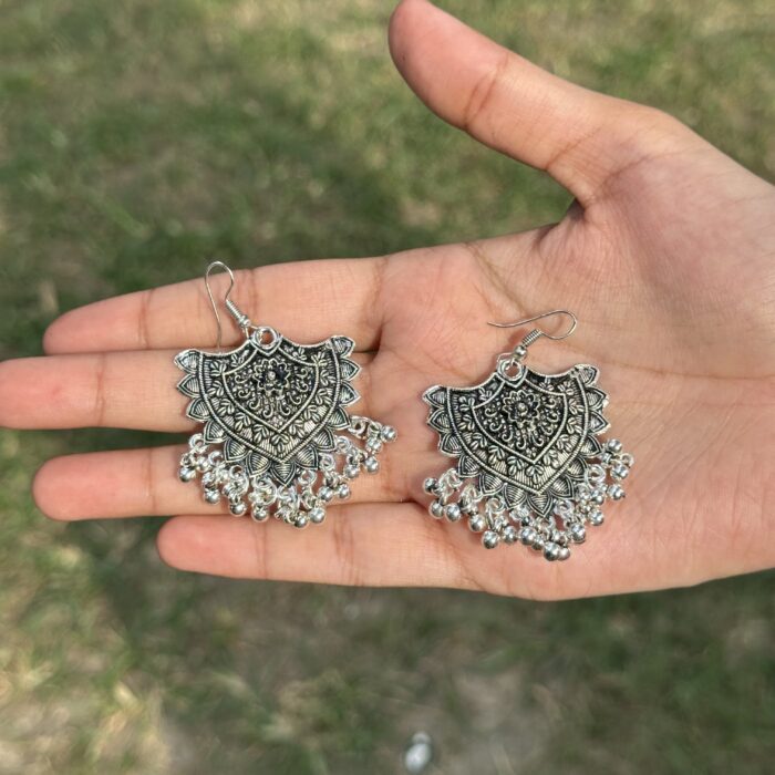 Petal Shield Earrings - Image 2