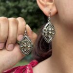 Moonlit Petal Earrings
