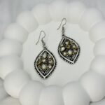 Moonlit Petal Earrings - Image 4