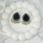 Noir Teardrop Earrings - Image 3