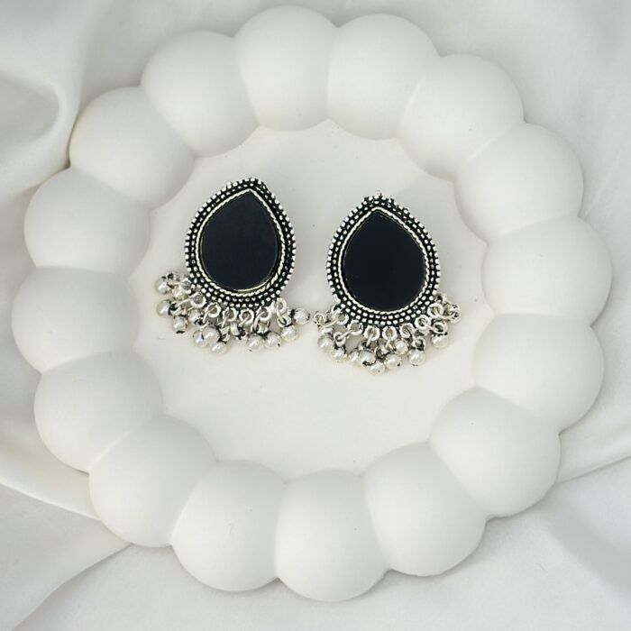 Noir Teardrop Earrings - Image 3