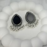 Noir Teardrop Earrings - Image 4