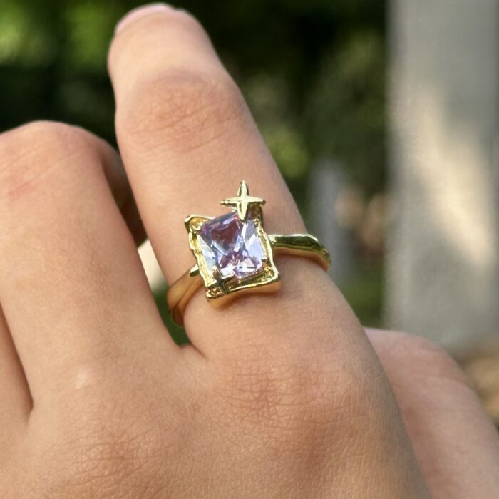 Starry Lilac Ring - Image 5