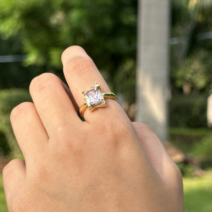 Starry Lilac Ring - Image 2