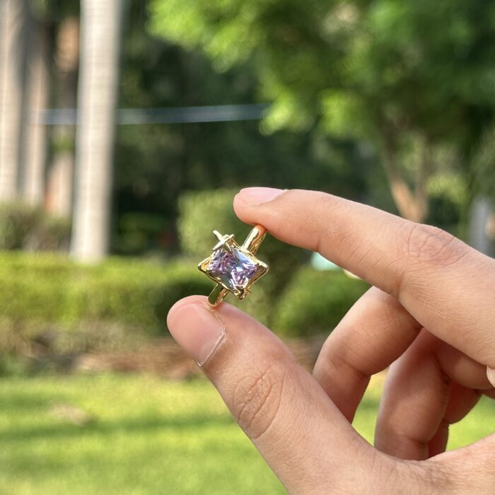 Starry Lilac Ring - Image 3