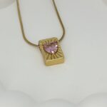 Blush Heart Necklace - Image 2