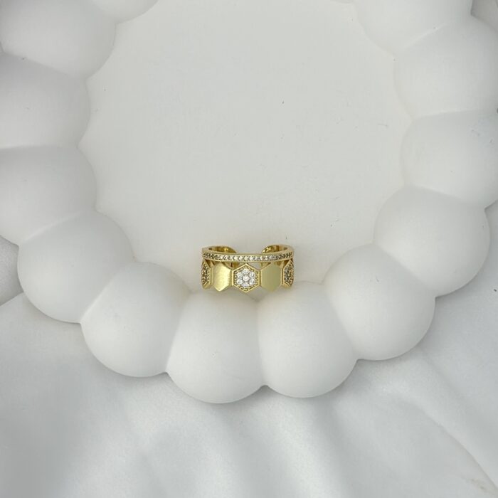 Honeycomb Adjustable Ring - Image 6