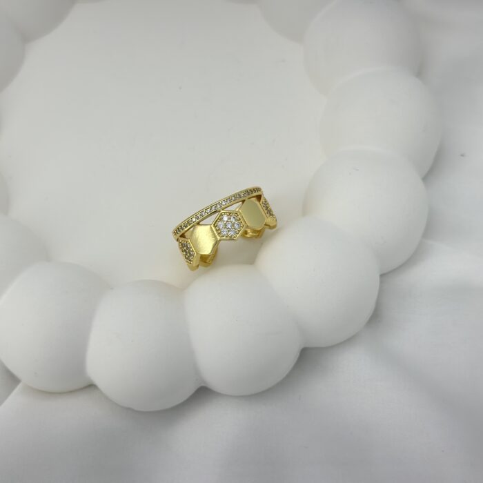 Honeycomb Adjustable Ring - Image 5