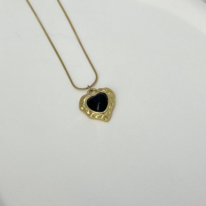 Black Heart Pendant - Image 1