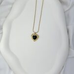 Black Heart Pendant - Image 3