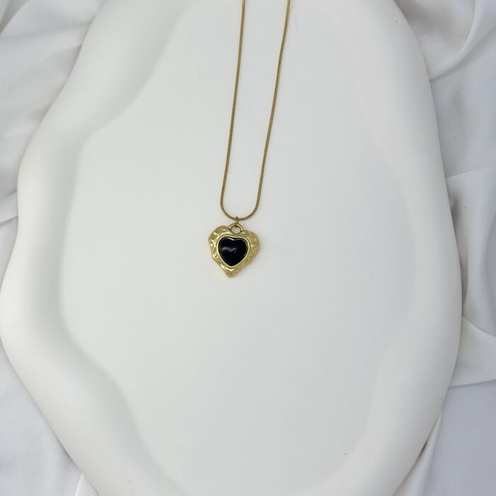 Black Heart Pendant - Image 3