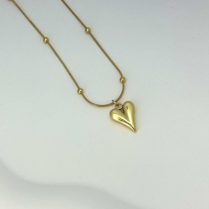 Beaded Heart Necklace - Image 3