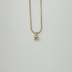 Cushion Bezel Necklace - Image 4