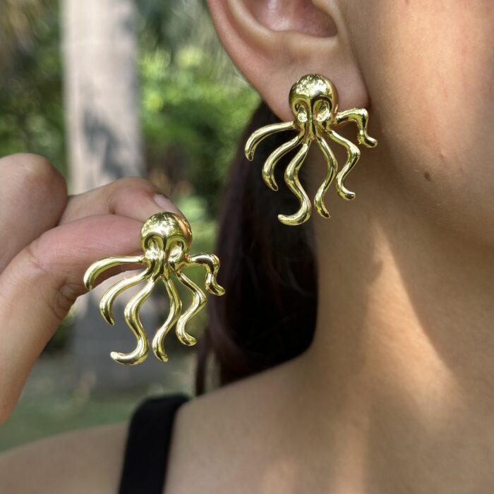 Octopus Earrings - Image 1