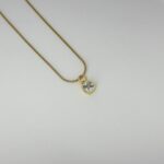 Cushion Bezel Necklace - Image 5