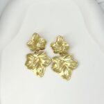 Ruffle Petal Drop Earrings - Image 3