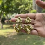 Ruffle Petal Drop Earrings - Image 5