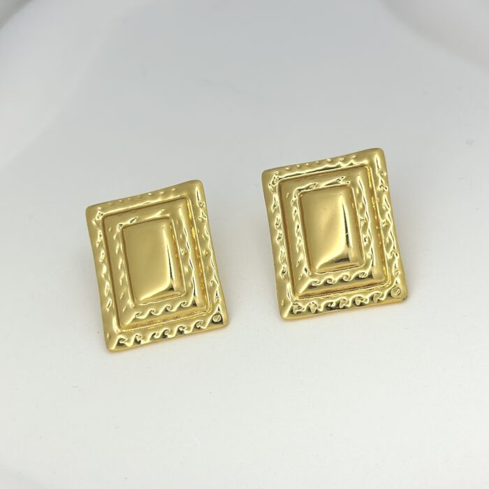 Axis Ridge Earrings - Image 3