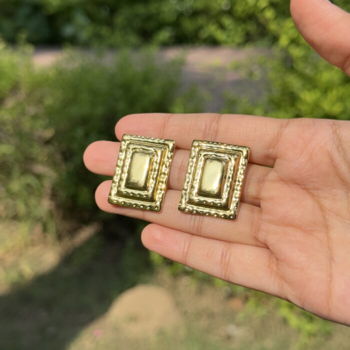 Axis Ridge Earrings - Image 2