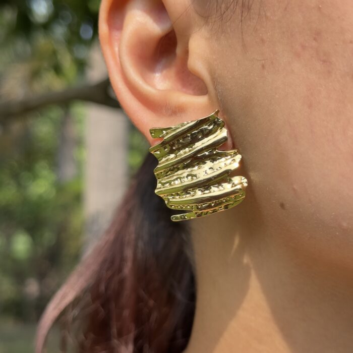 Banded Drift Earrings - Image 2