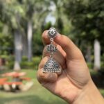 Tiered Oxidized Jhumka - Image 3