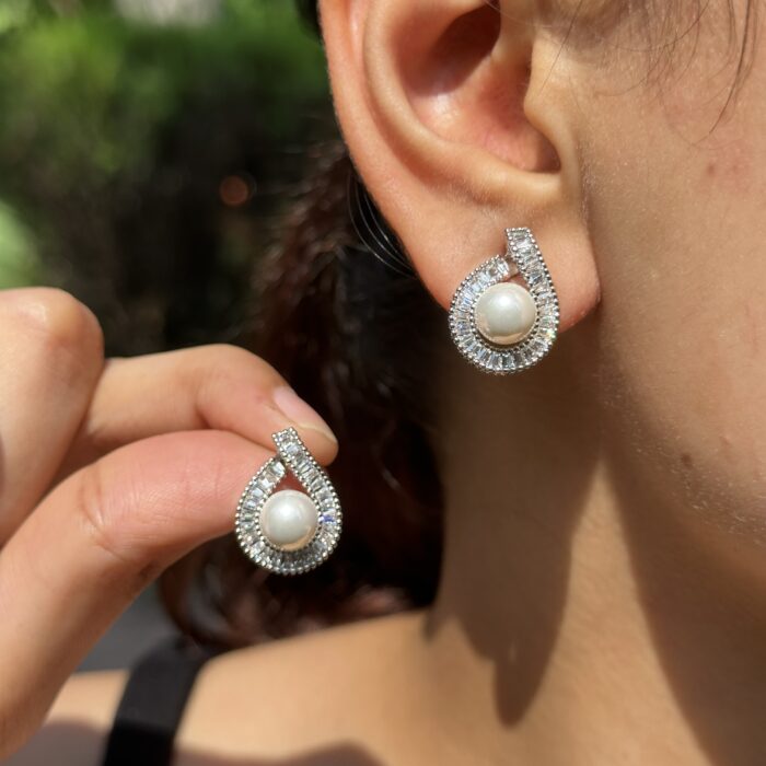 Opaline Halo Earrings - Image 1