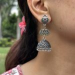 Tiered Oxidized Jhumka - Image 2