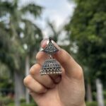 Fan-Stud Jhumkas - Image 3