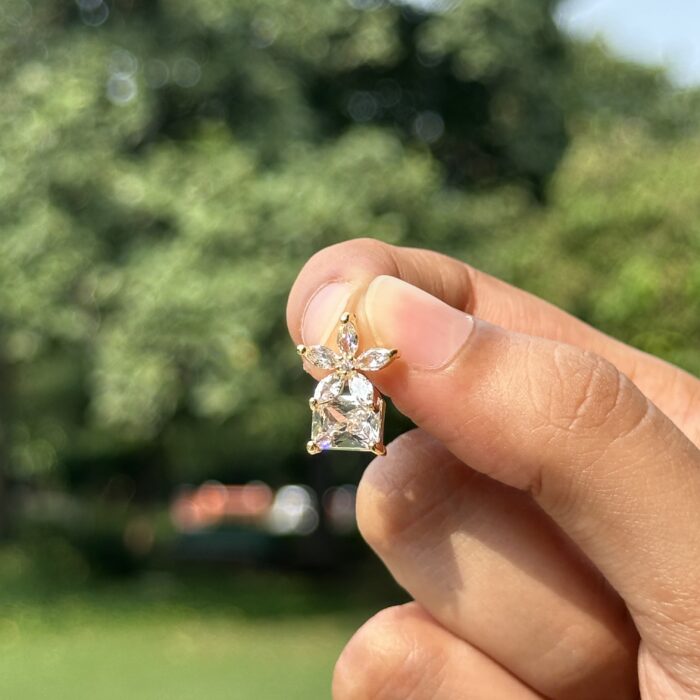 Floral Gleam Earrings - Image 3