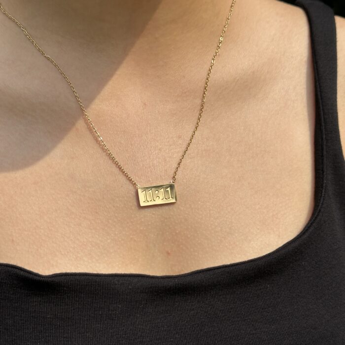 11:11 Wish Bar Necklace - Image 3