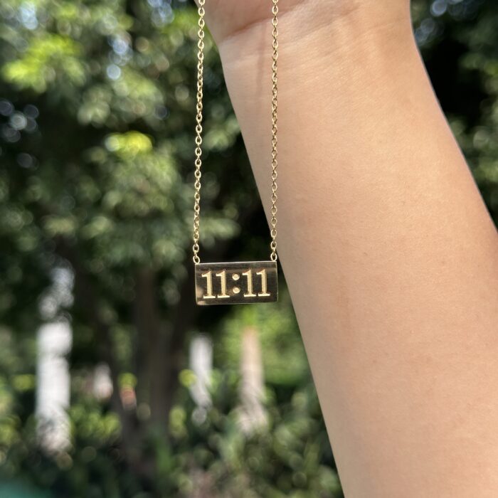 11:11 Wish Bar Necklace - Image 4